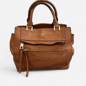 Vince Camuto Brown Leather Tote Bag